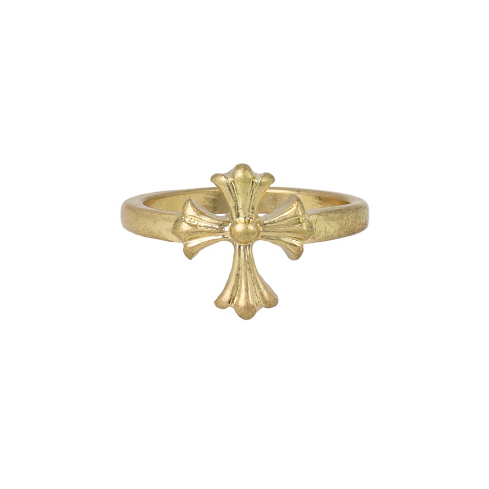 Awesome Sculptural Cross Ring