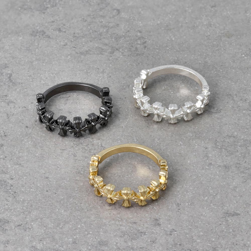 Awesome Linked Cross Ring - osewaya