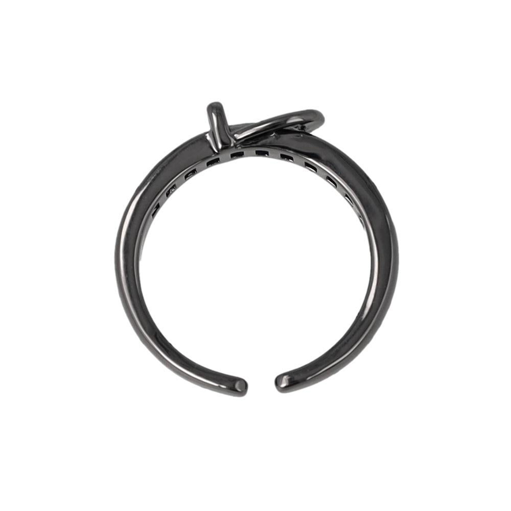 Multi Stone Buckle Ring