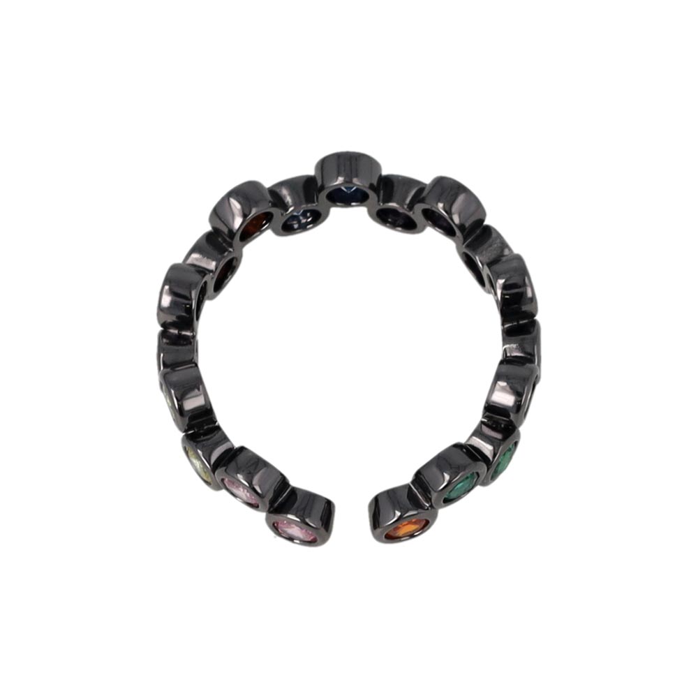 Multi Stone Bubble Ring