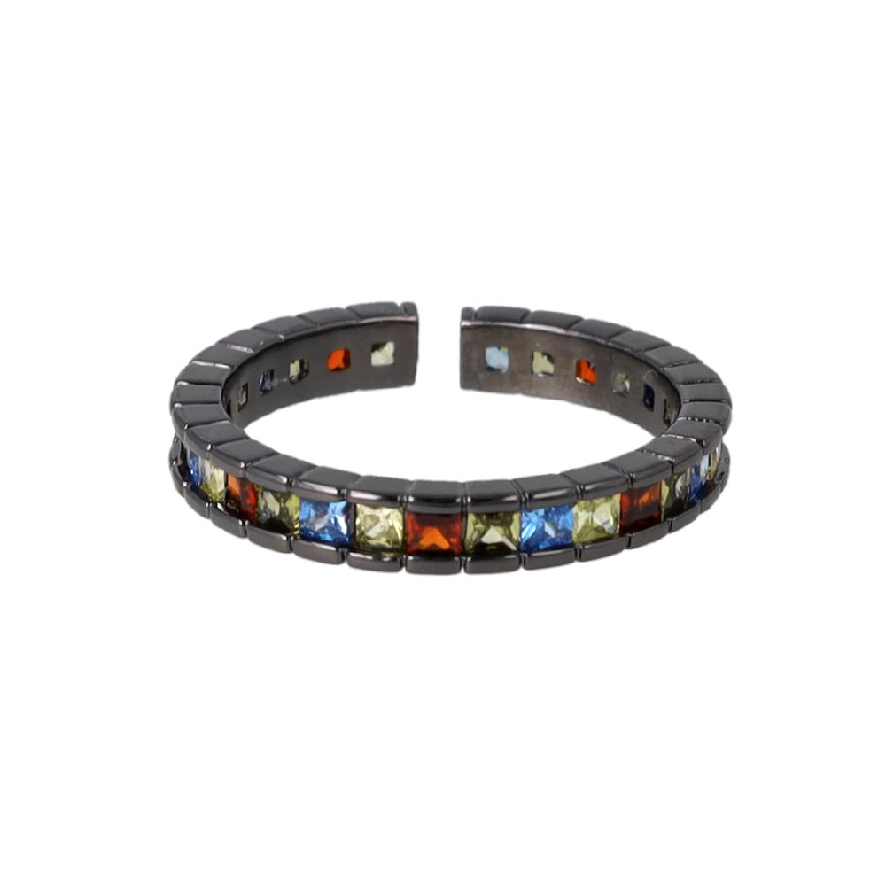 Multi Stone Pave Ring