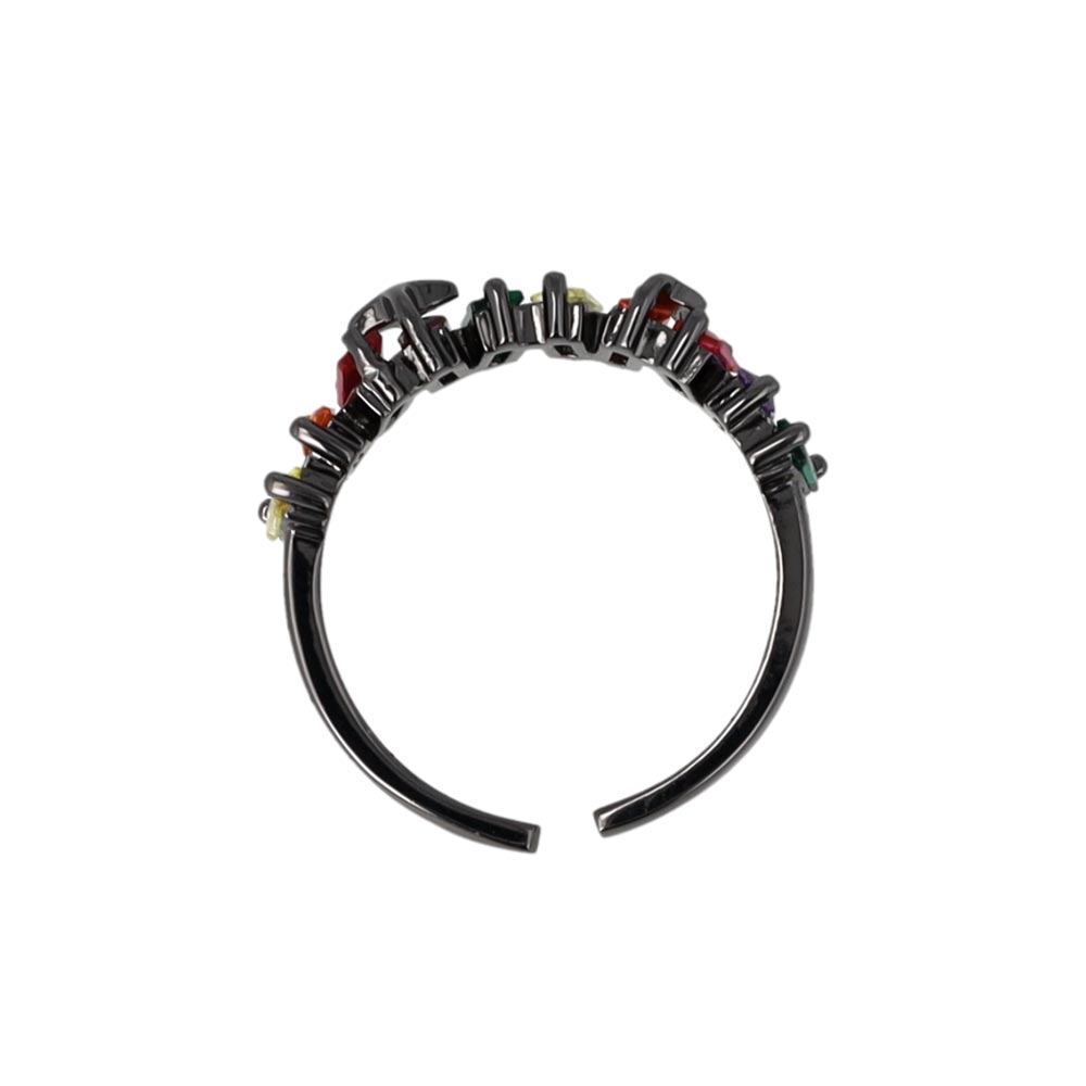 Multi Stone Cluster Ring