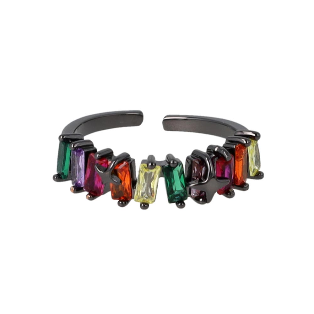 Multi Stone Cluster Ring
