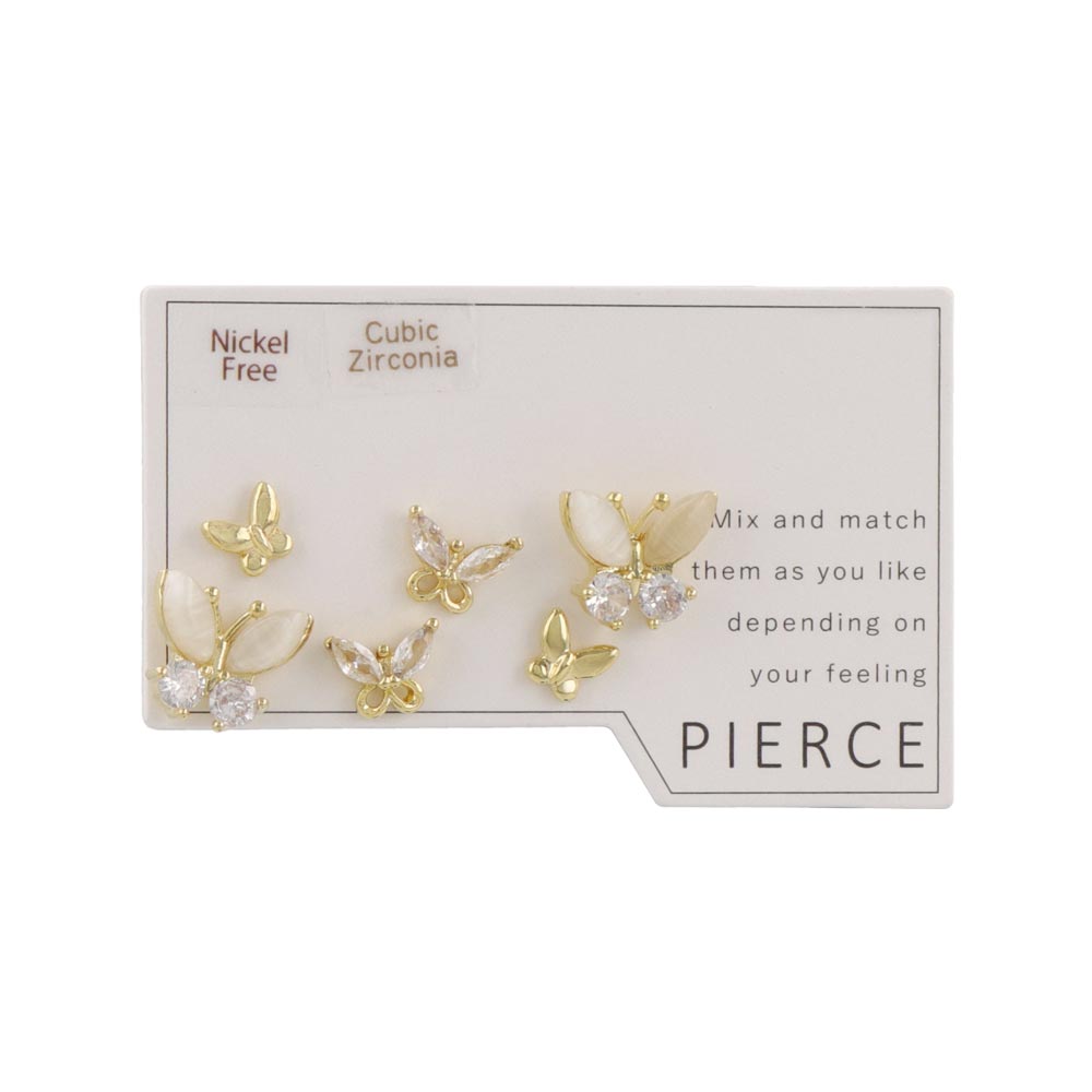 Mixed Butterfly Stud Pack