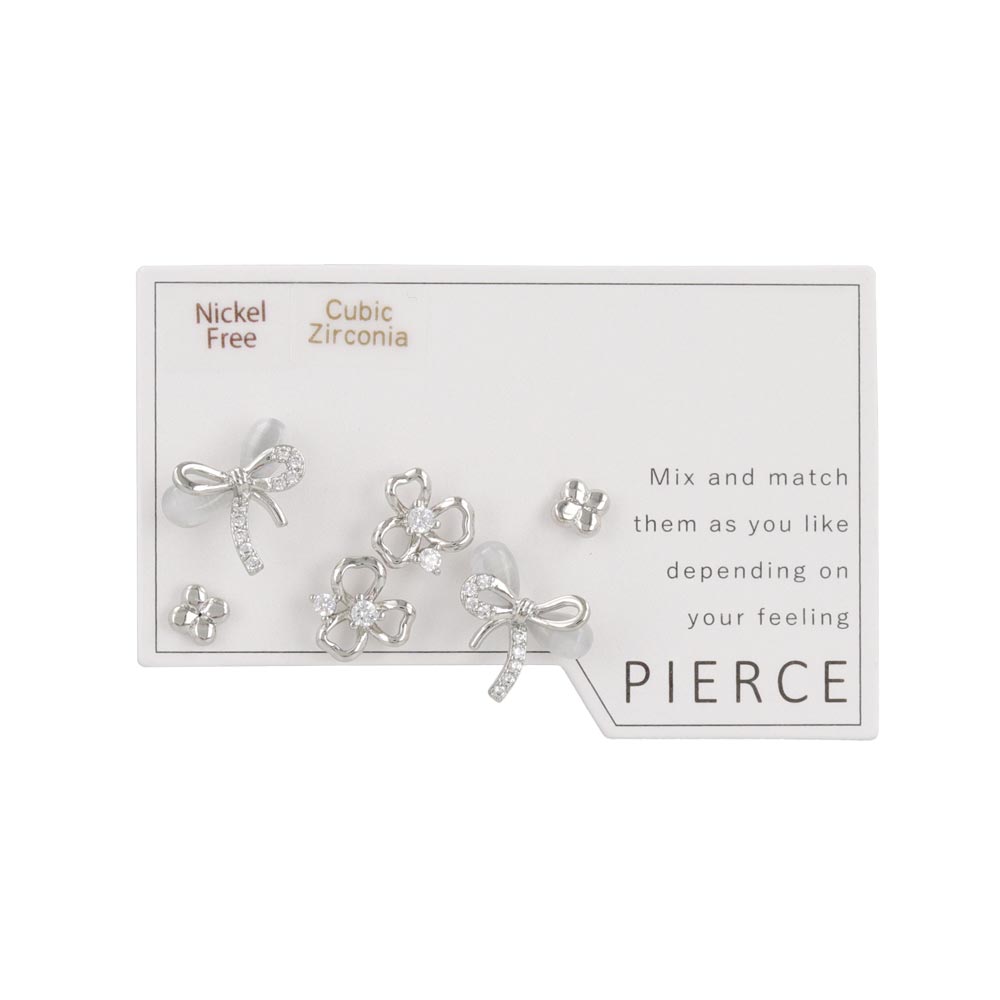 Bow and Flower Stud Pack