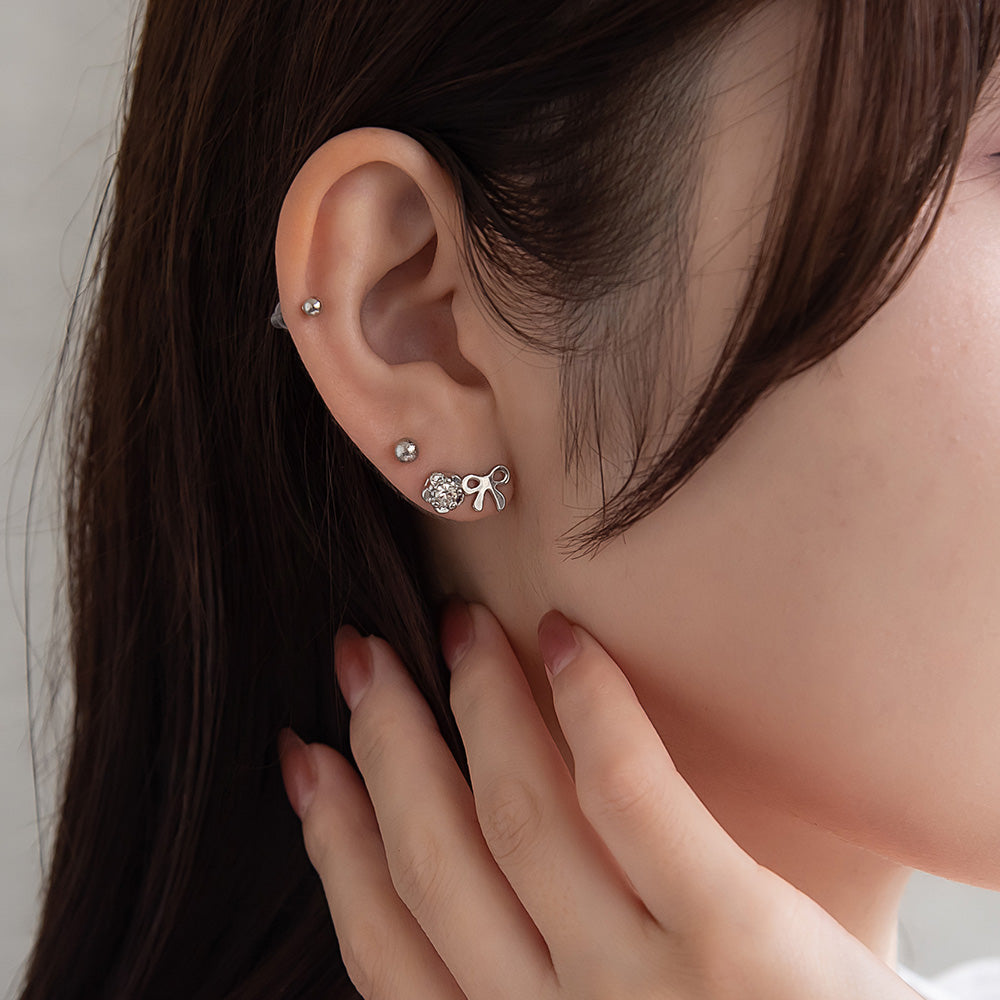 Bow and Flower Mixed Stud Pack