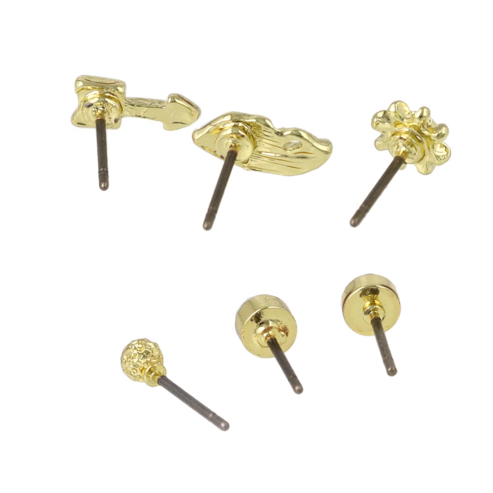 Mixed Stud Earring Set