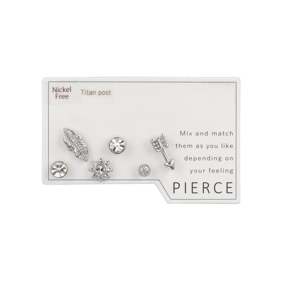 Mixed Stud Earring Set