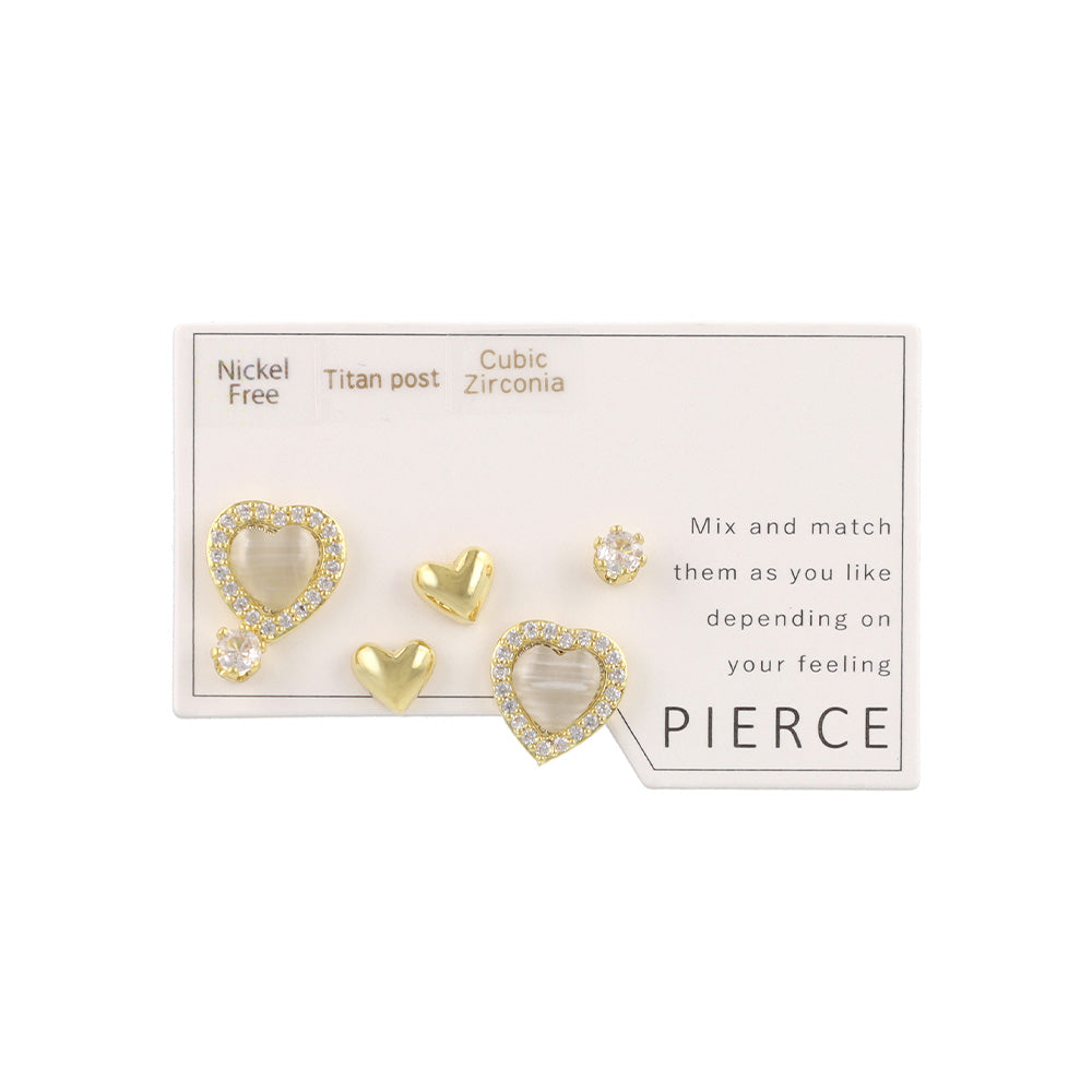 Heart Mix and Match Stud Pack