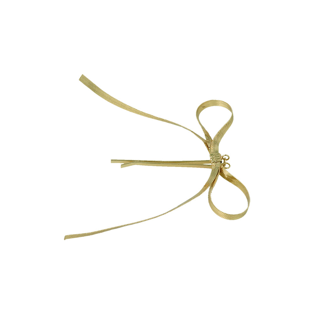 Skinny Metal Bow Hairpin Set