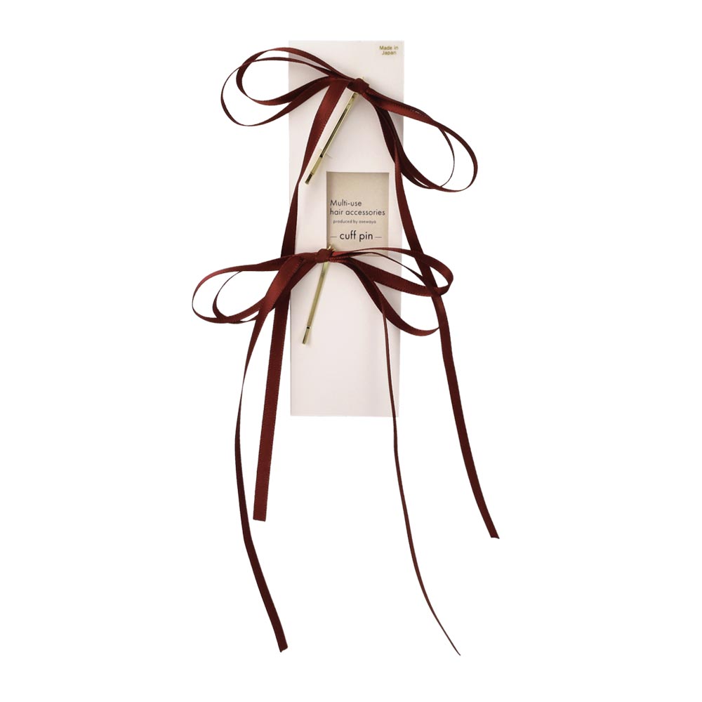 Skinny Satin Bow Hairpin Set