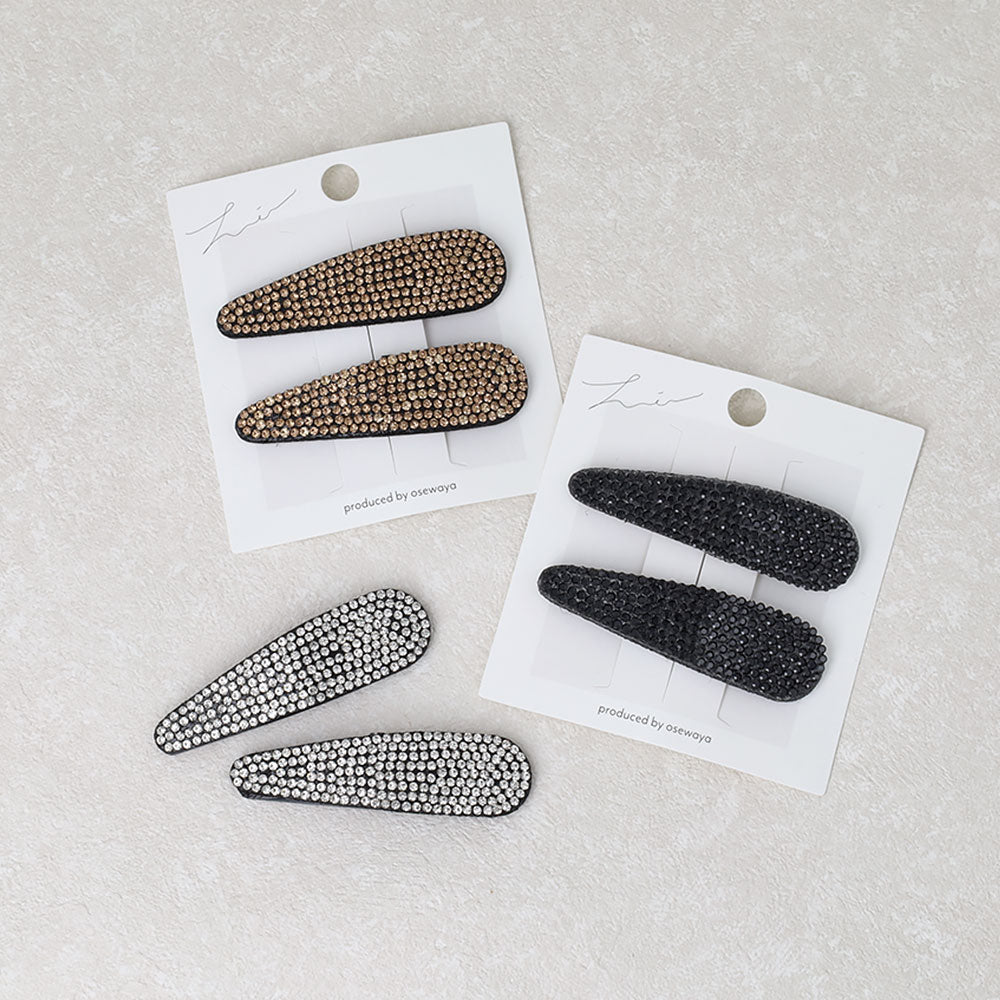 Pave Snap Clip Set
