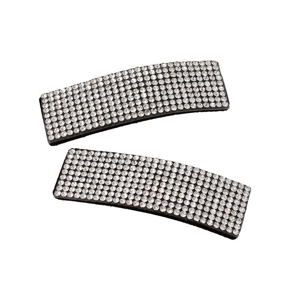 Pave Rectangle Snap Clip Set