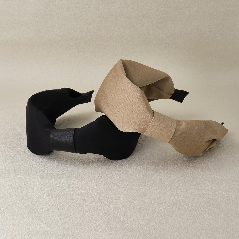 Cinched Wide Drape Headband - osewaya