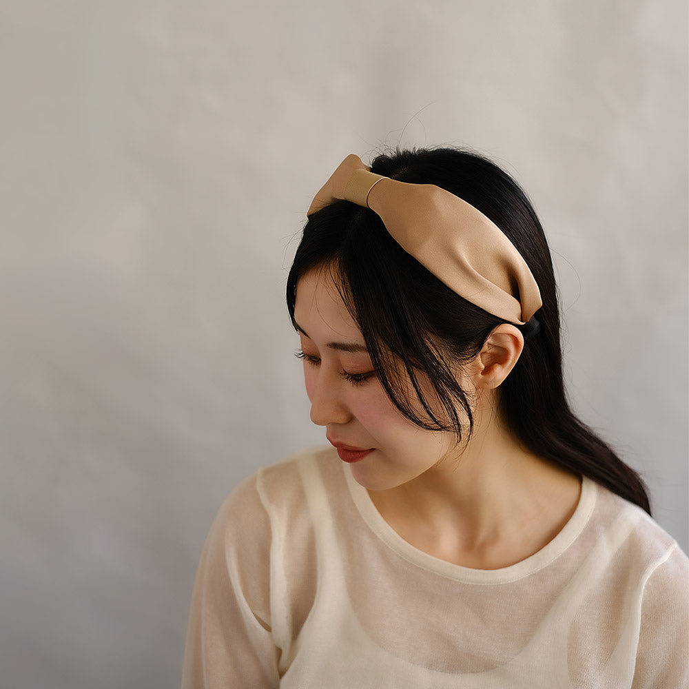 Cinched Wide Drape Headband