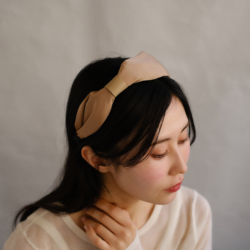 Cinched Wide Drape Headband - osewaya