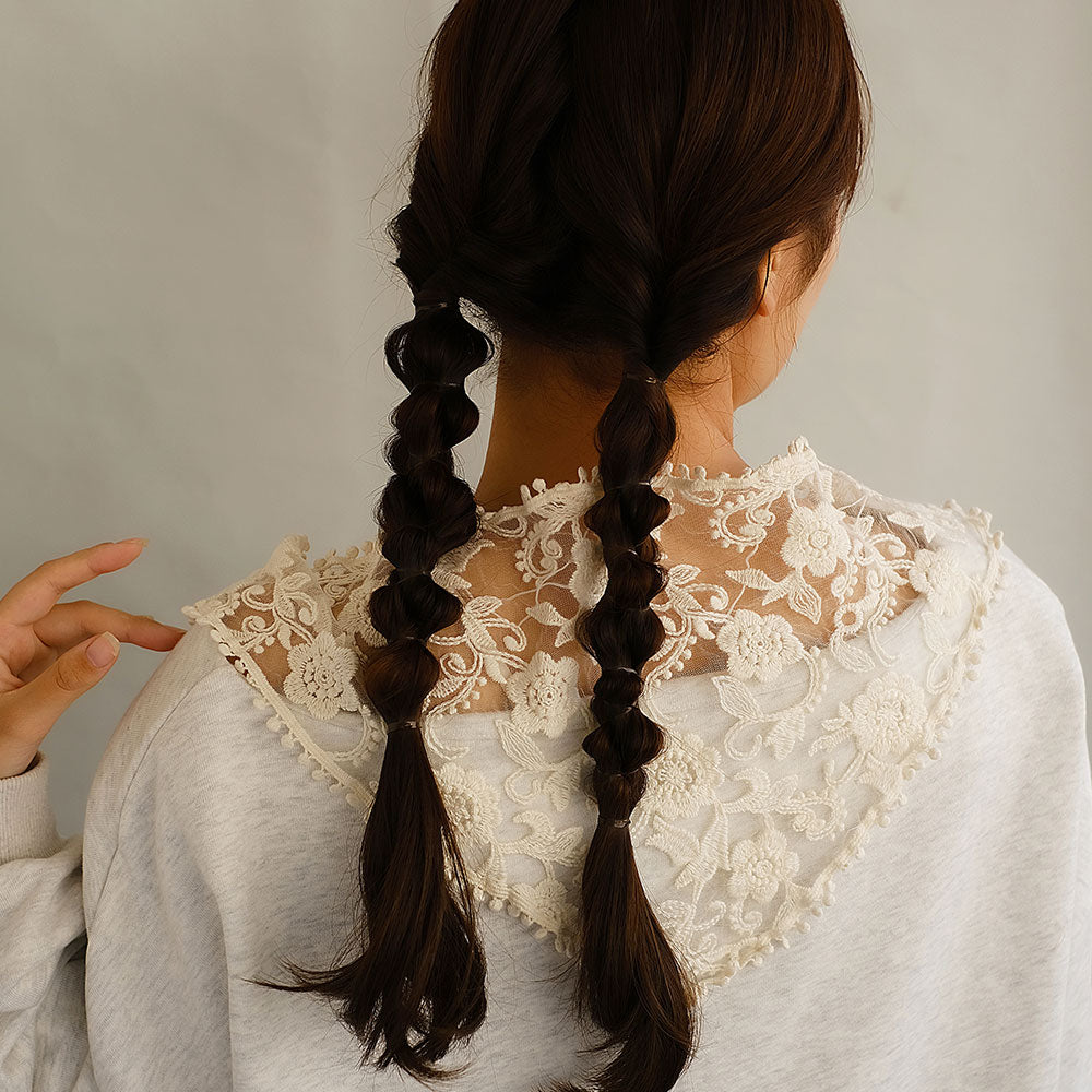 Botanical Tulle Triangle Headscarf