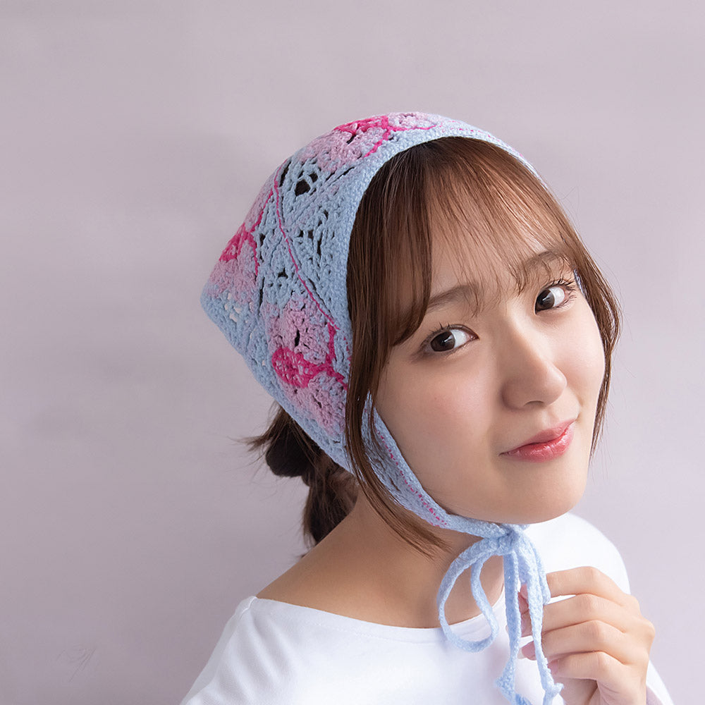 Butterfly Crochet Triangle Headscarf