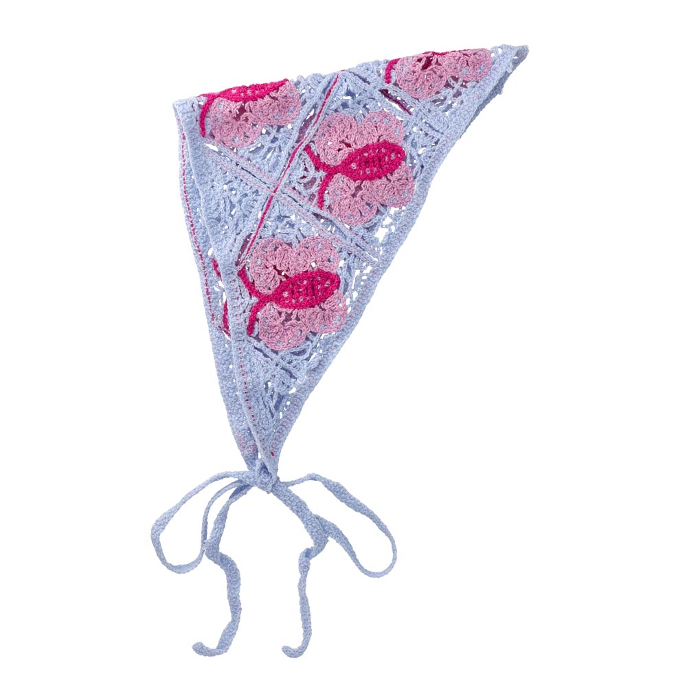 Butterfly Crochet Triangle Headscarf