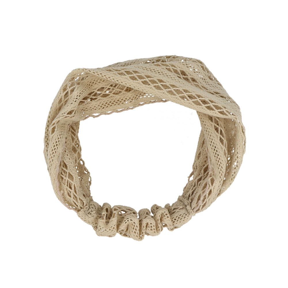 Neutral Tone Breathable Lace Headband