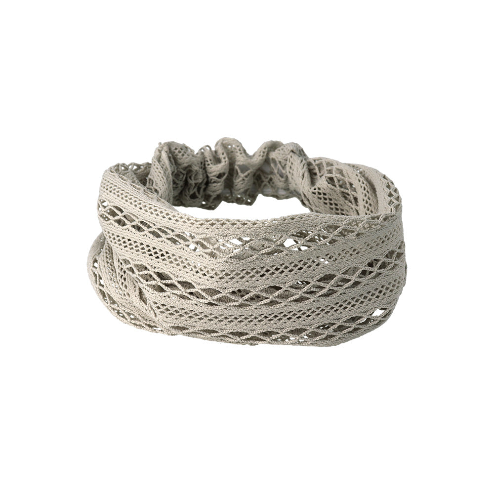 Neutral Tone Breathable Lace Headband