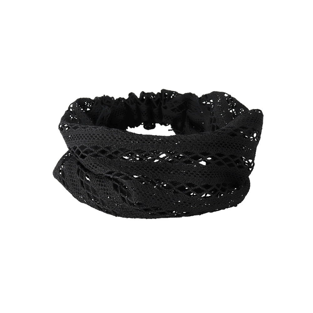 Neutral Tone Breathable Lace Headband