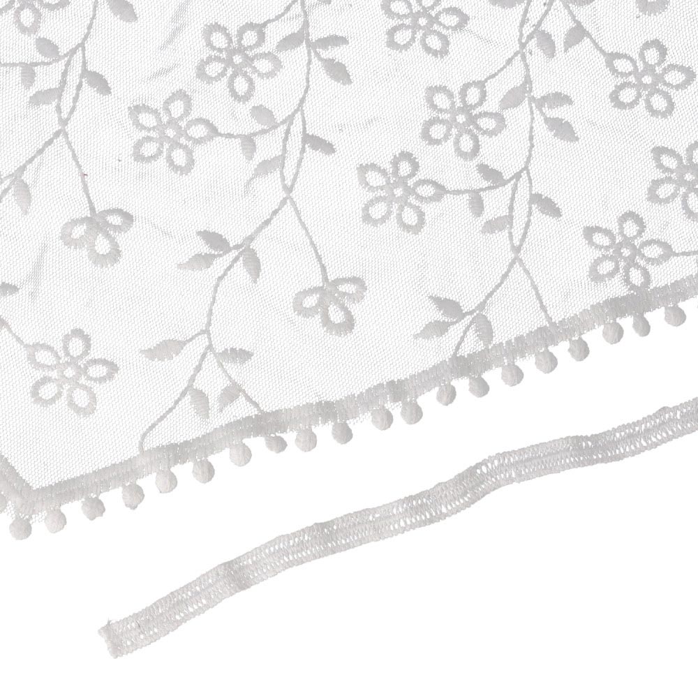 Botanical Pattern Tulle Headscarf