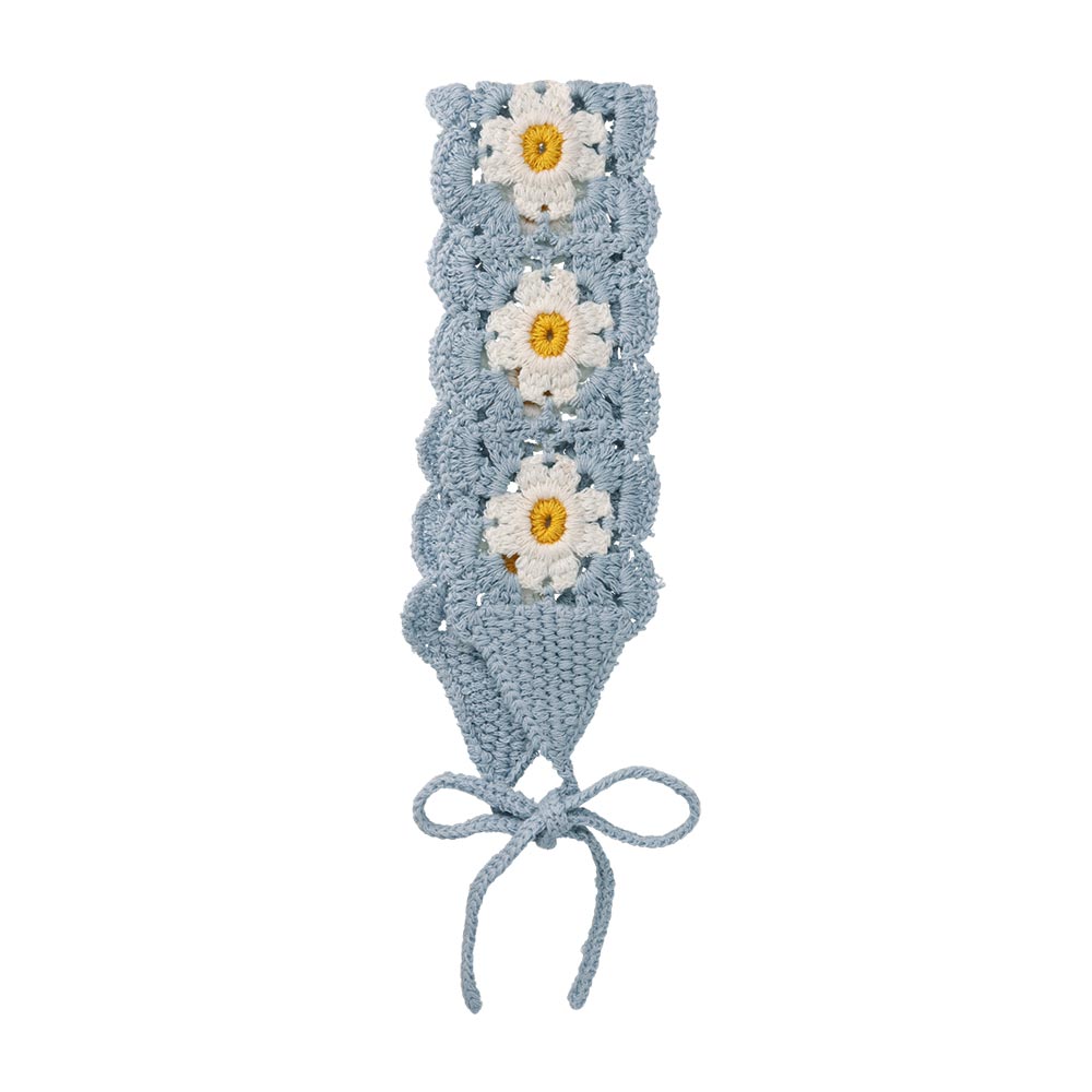 Crochet Flower Scallop Headband