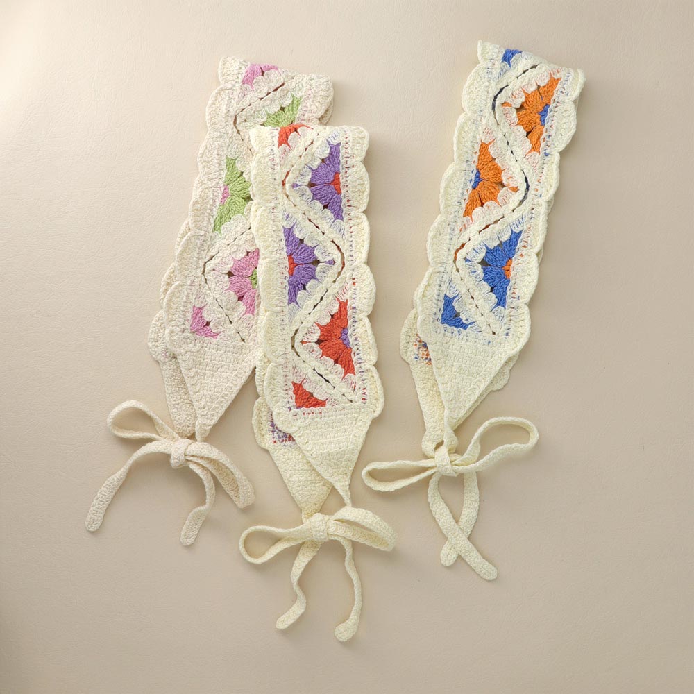 Vivid Flower Scallop Headband - osewaya