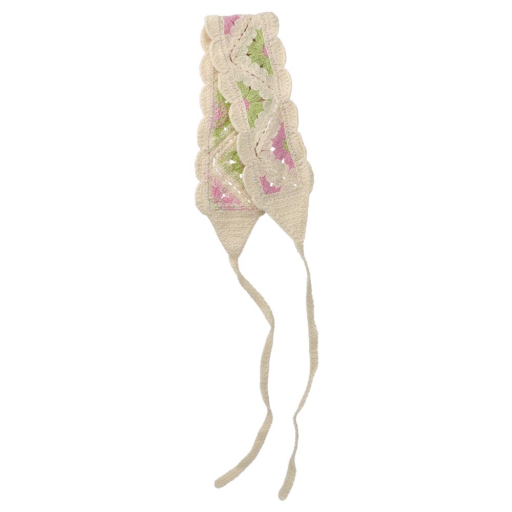 Vivid Flower Scallop Headband