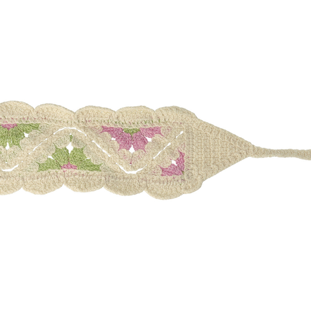 Vivid Flower Scallop Headband