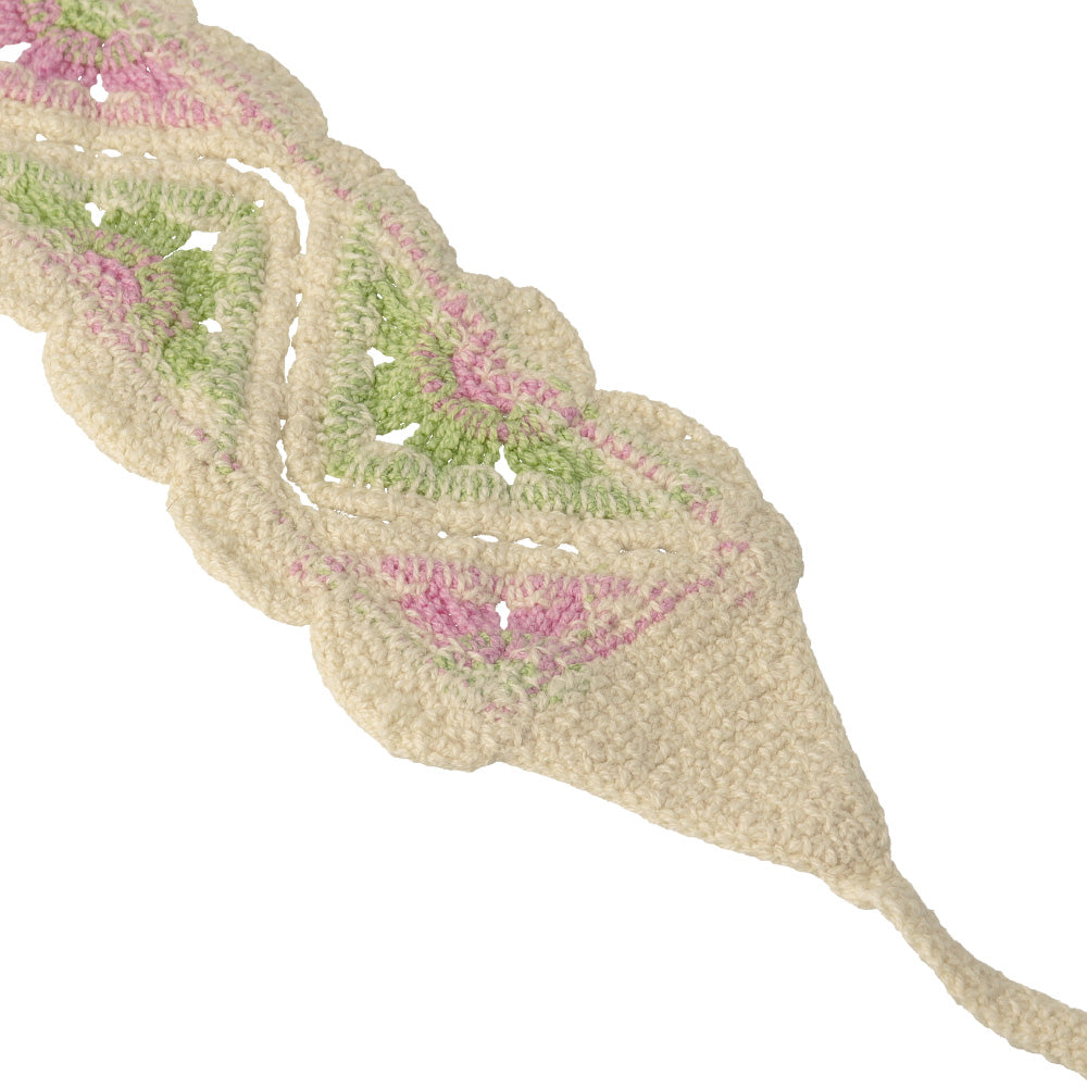 Vivid Flower Scallop Headband