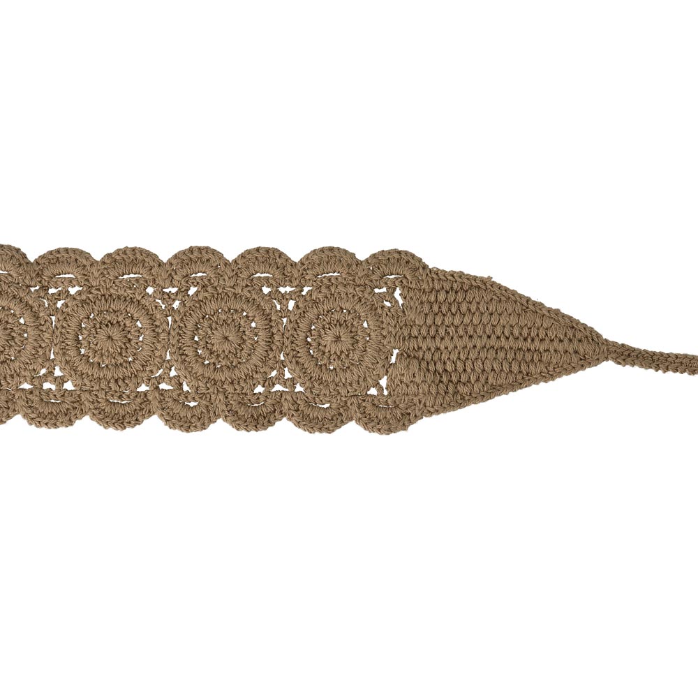 Neutral Crochet Scallop Headband