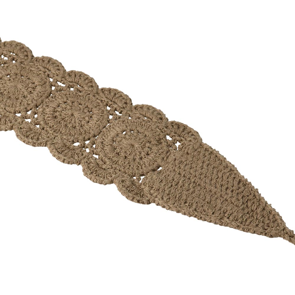 Neutral Crochet Scallop Headband