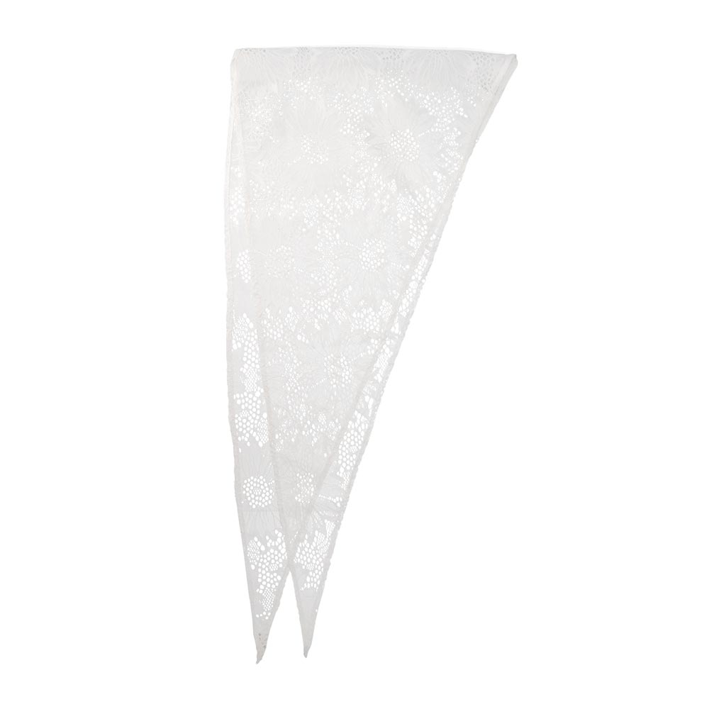 Floral Print Allover Lace Headscarf