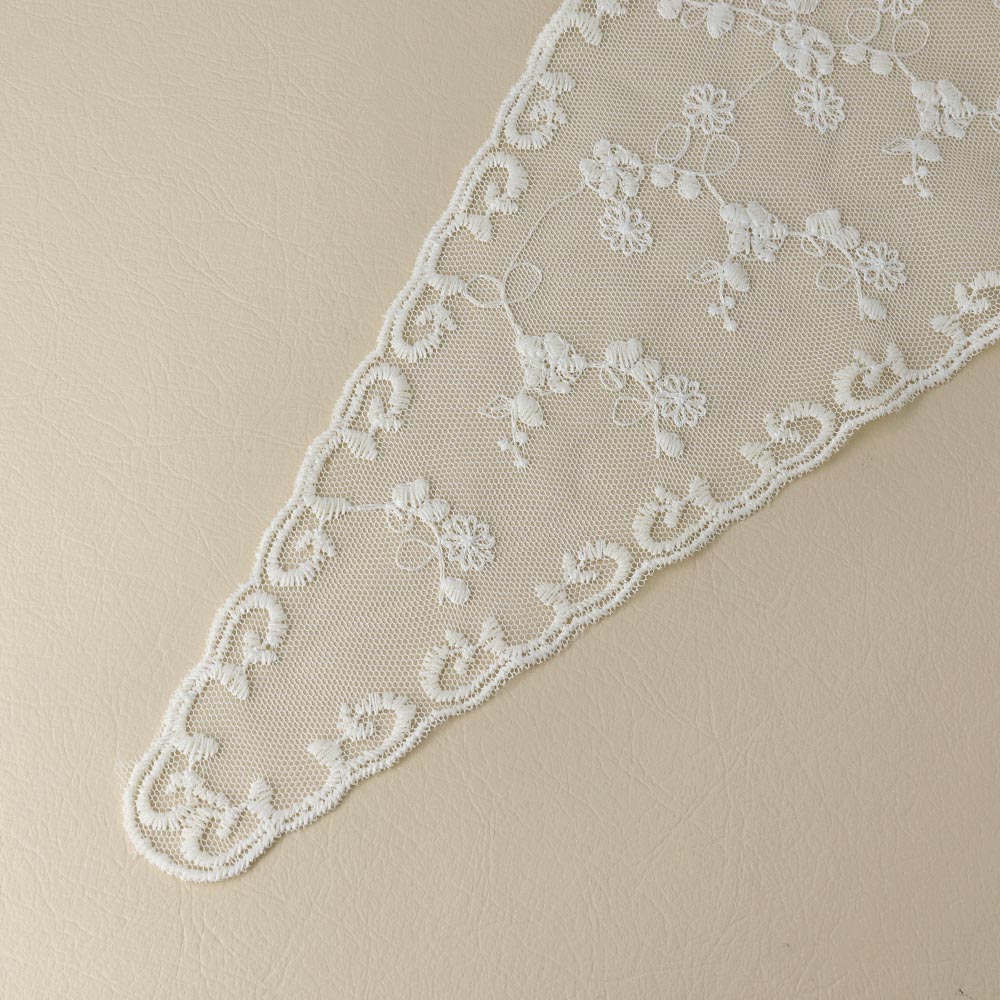 Floral Lace Sheer Headscarf