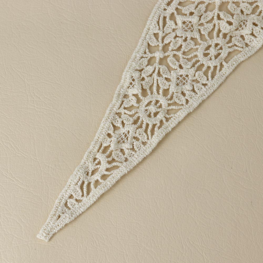 Ivory Flower Lace Headscarf