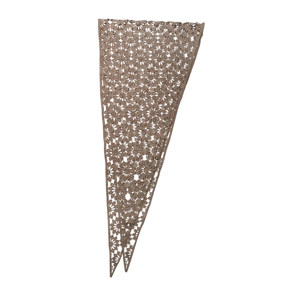Allover Flower Neutral Color Headscarf