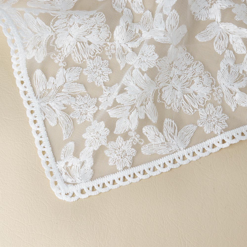 Botanical Lace Triangle Headscarf