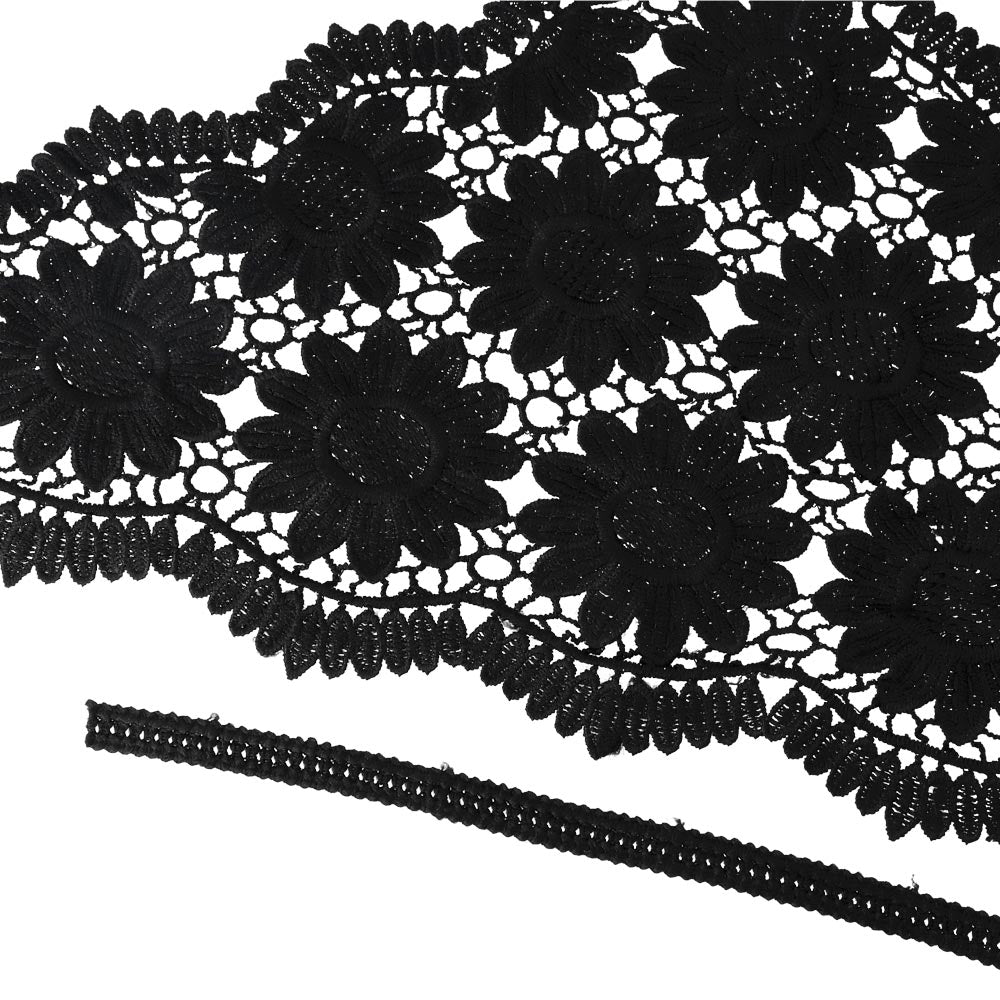Flower Lace Triangle Headscarf