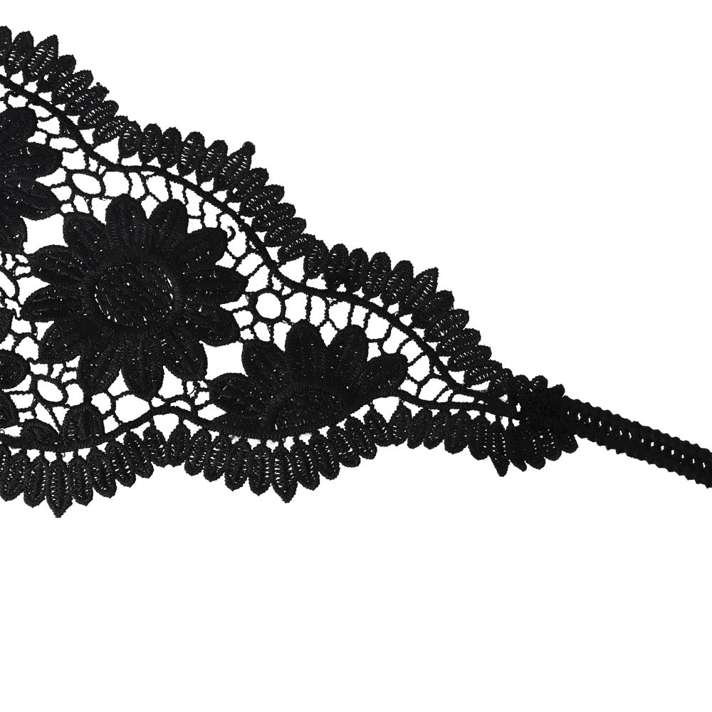 Flower Lace Triangle Headscarf