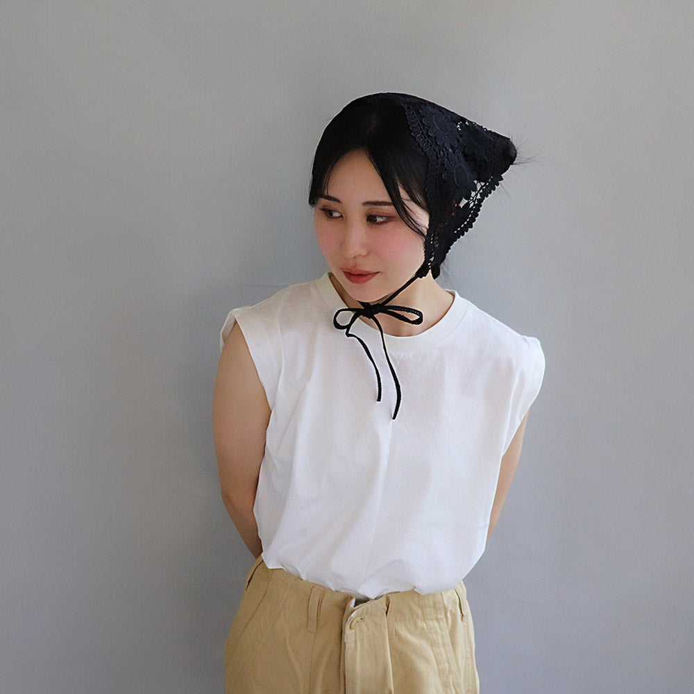 Flower Lace Triangle Headscarf