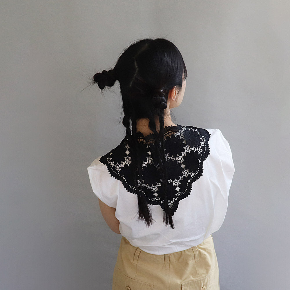 Flower Lace Triangle Headscarf