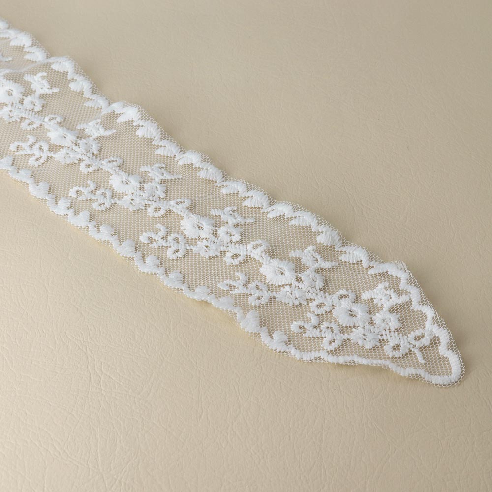 Botanical Lace Skinny Scarf