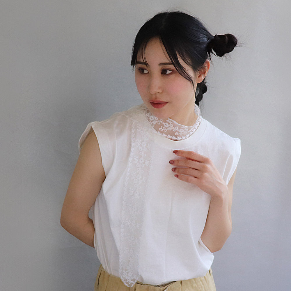 Botanical Lace Skinny Scarf