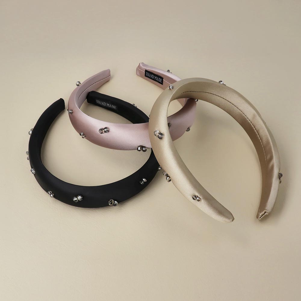 Stone Encrusted Padded Headband - osewaya
