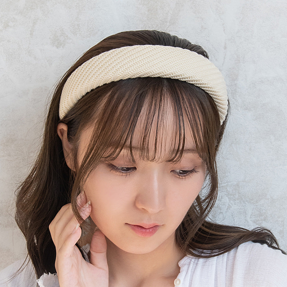 Padded Knit Headband - osewaya
