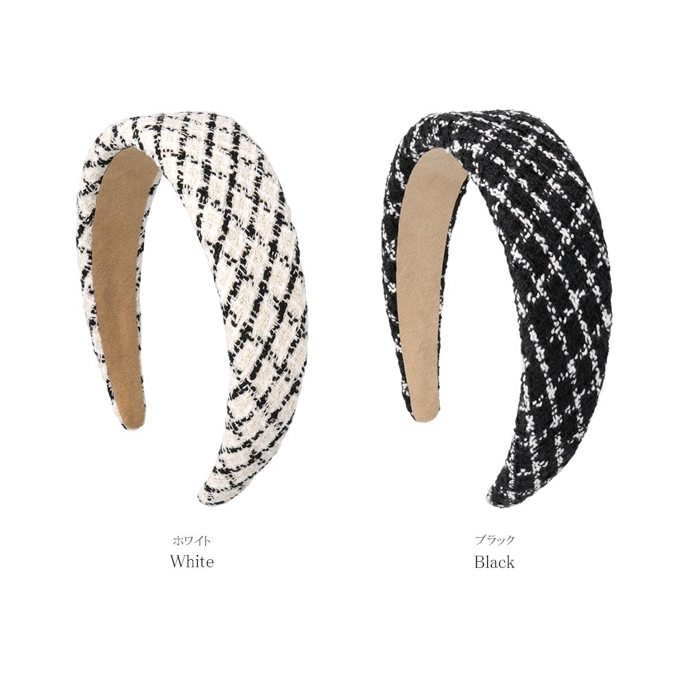 Wide Tweed Headband