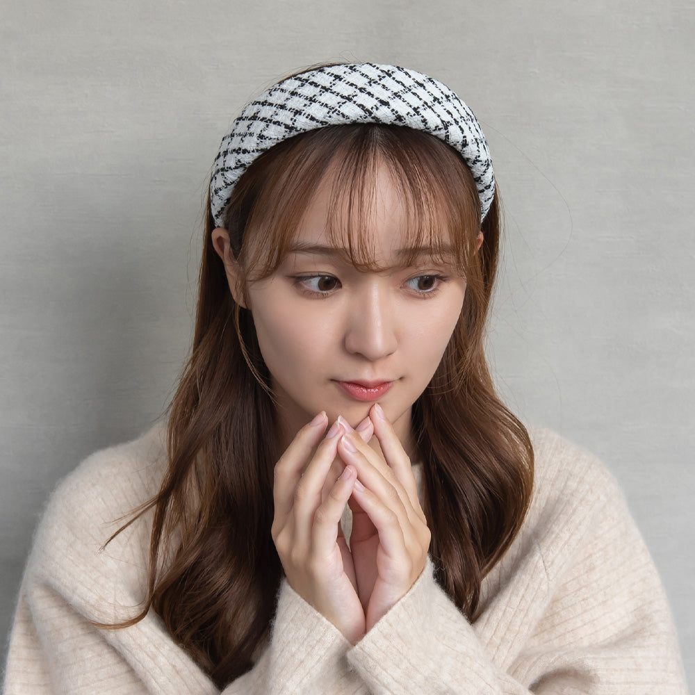Wide Tweed Headband