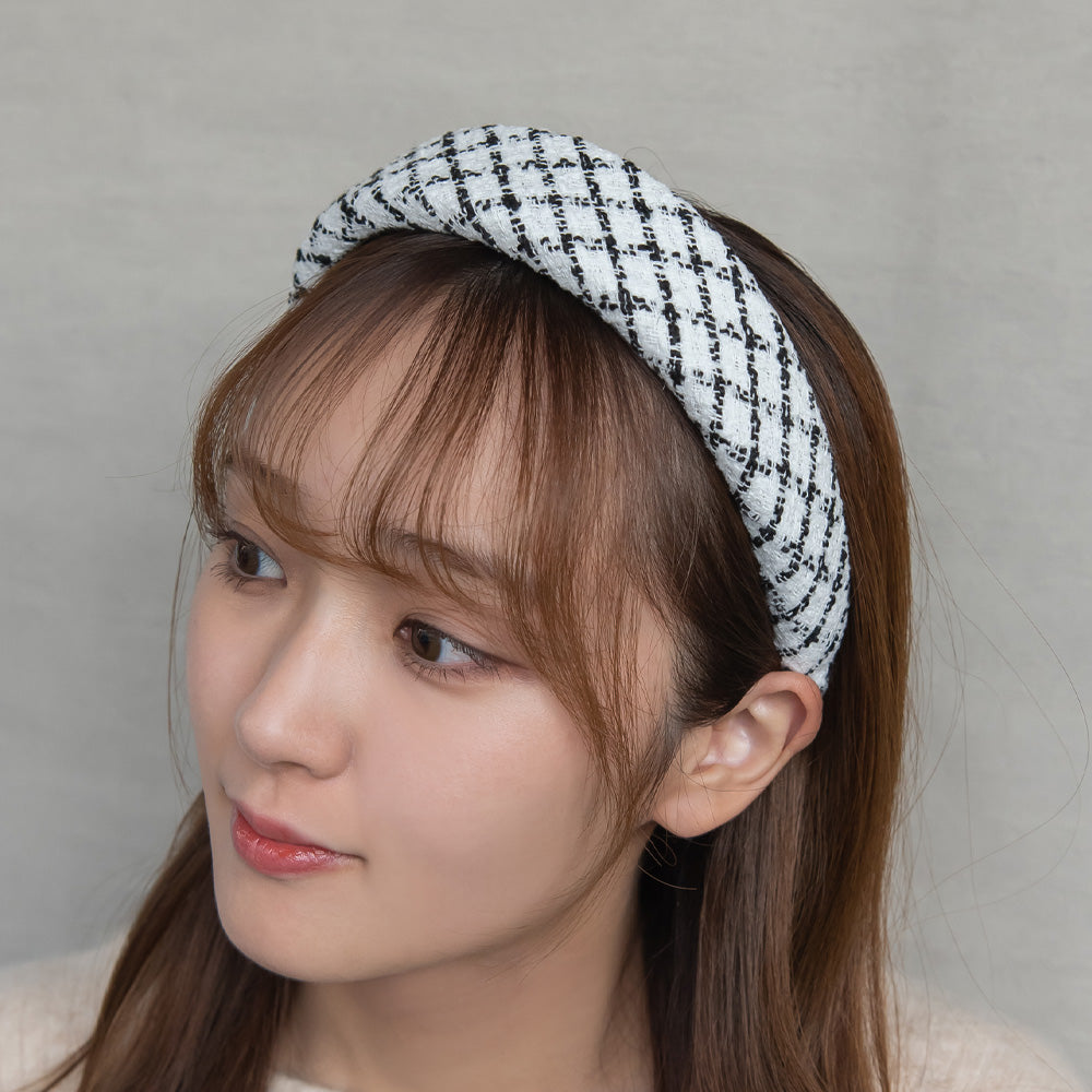 Wide Tweed Headband